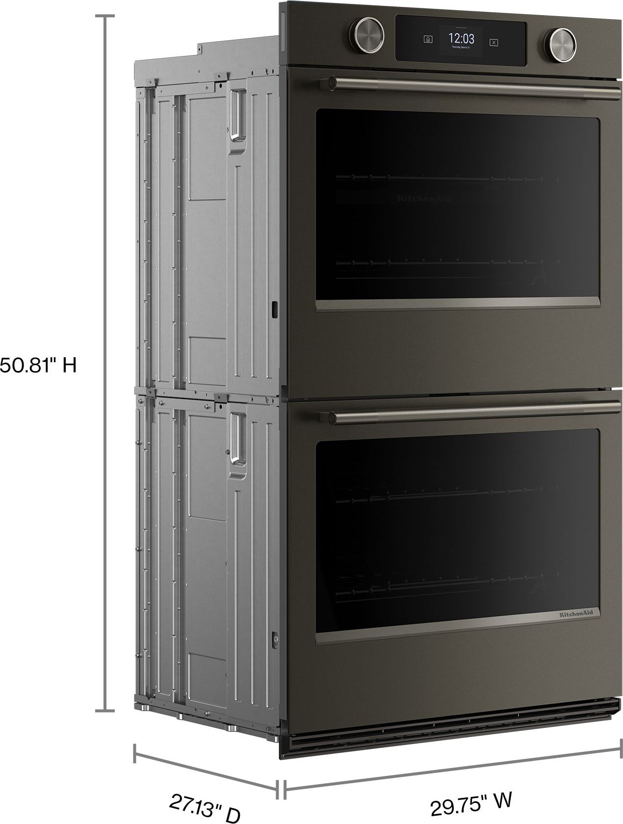 KitchenAid KOED730SBE 30 Inch Double Convection Smart Electric