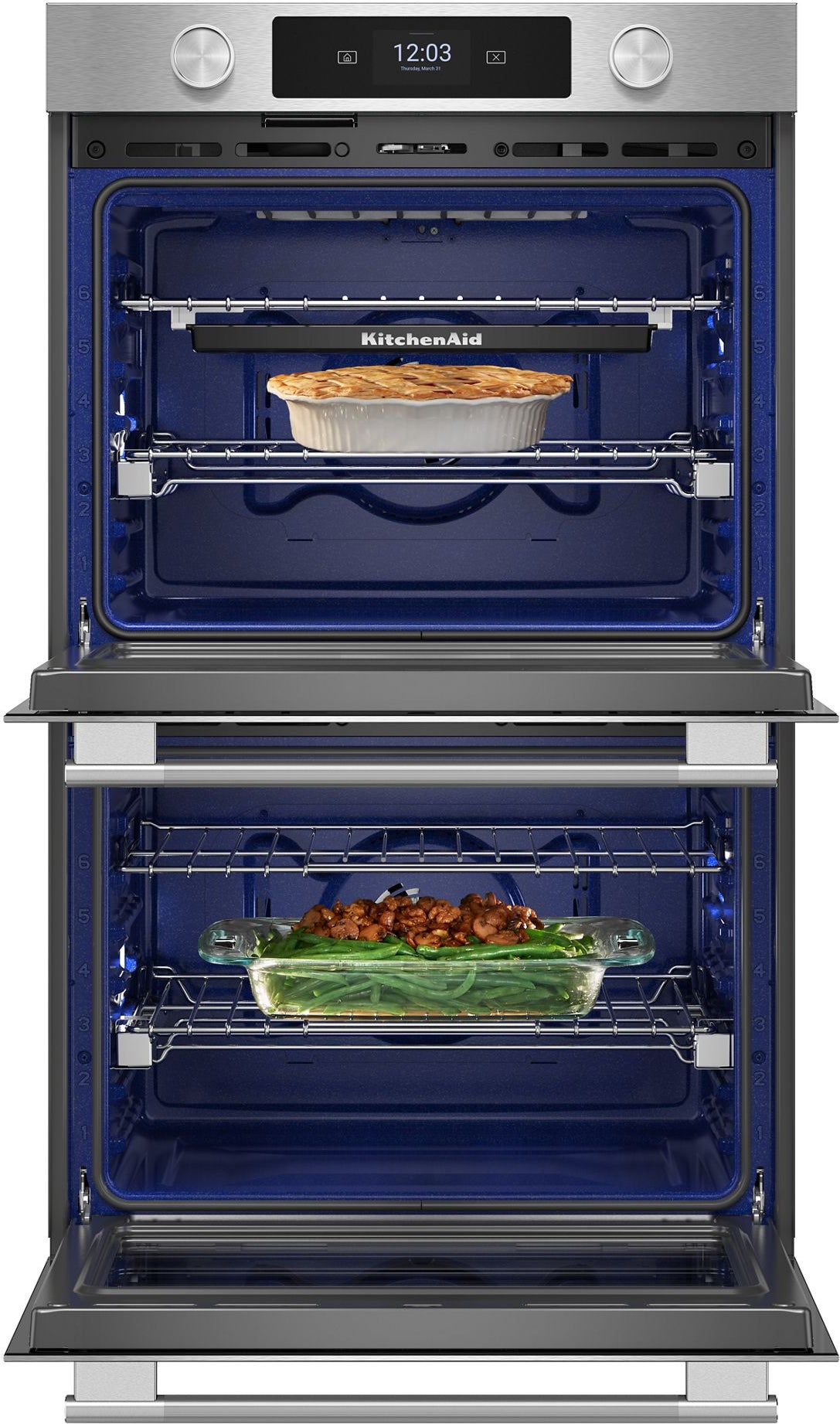 KitchenAid KOED727SPS 27 Inch Double Wall Oven PrintShield