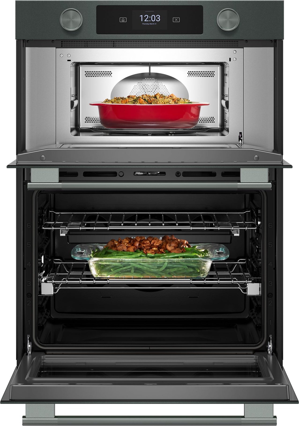 KitchenAid KOEC730SJP 30 Inch Double Combination Smart Electric