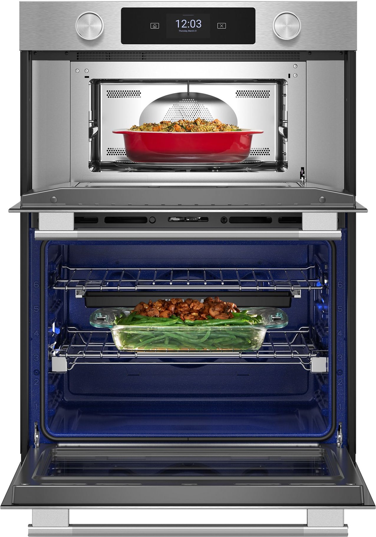 KitchenAid KOEC727SPS 27 Inch Smart Combination Wall Oven