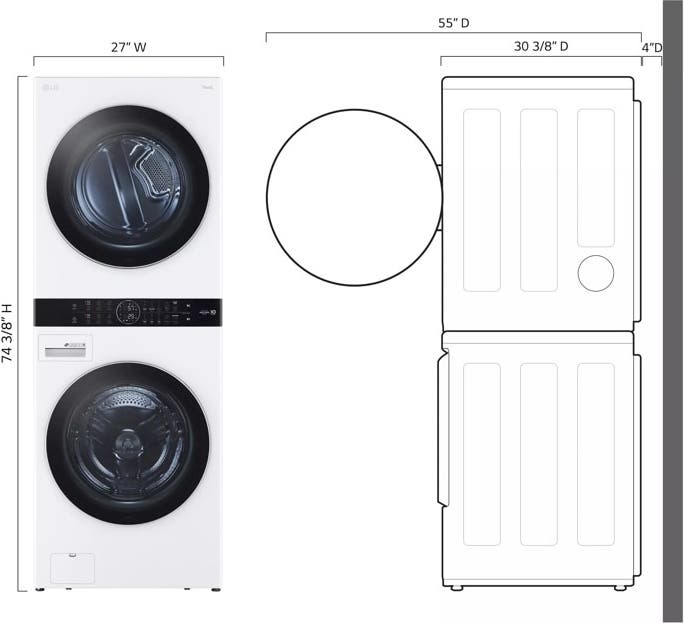 LG WKEX200HWA White