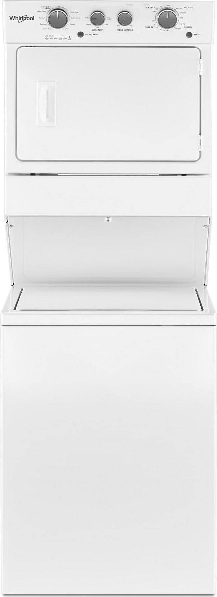 Whirlpool WET4027HW 28 Inch Electric Laundry Center White