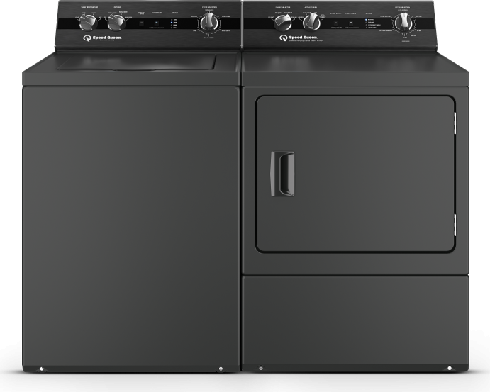 Speed Queen DC5004BG 27 Inch Dryer Matte Black | Plesser's Appliances