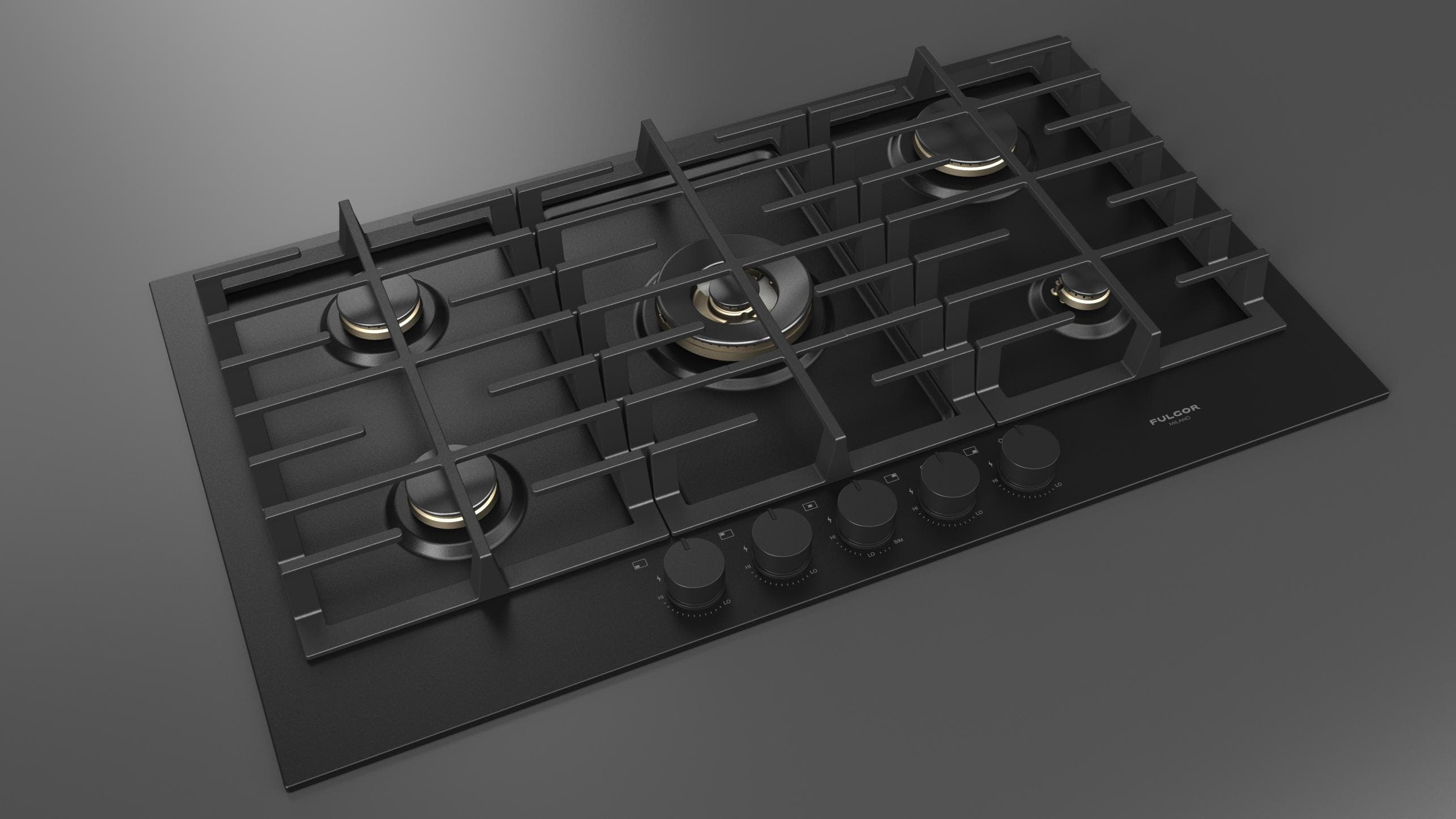 Fulgor Milano F4MTGK36MB1 Matte Black