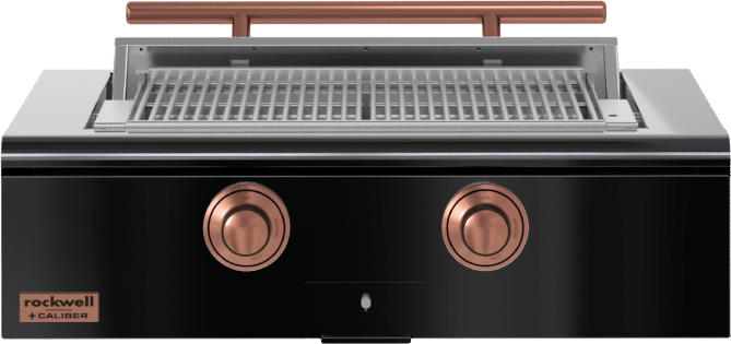 Gloss Black With Copper Hardware, Natural Gas