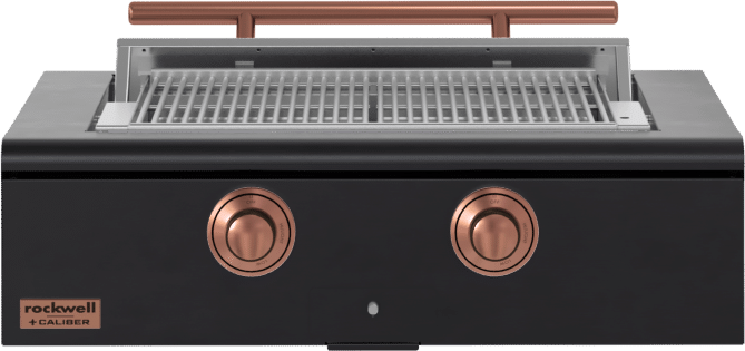 Matte Black With Copper Hardware, Natural Gas