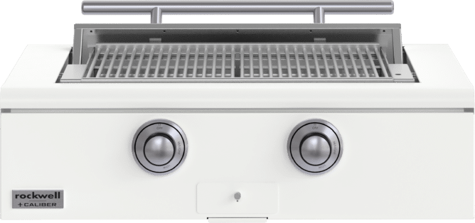Matte White With Stainless Steel Hardware, Natural Gas