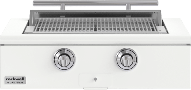 Matte White With Chrome Hardware, Natural Gas