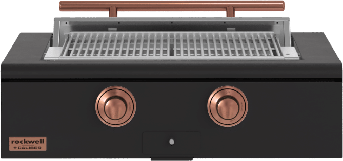 Ultra Matte Black With Copper Hardware, Natural Gas