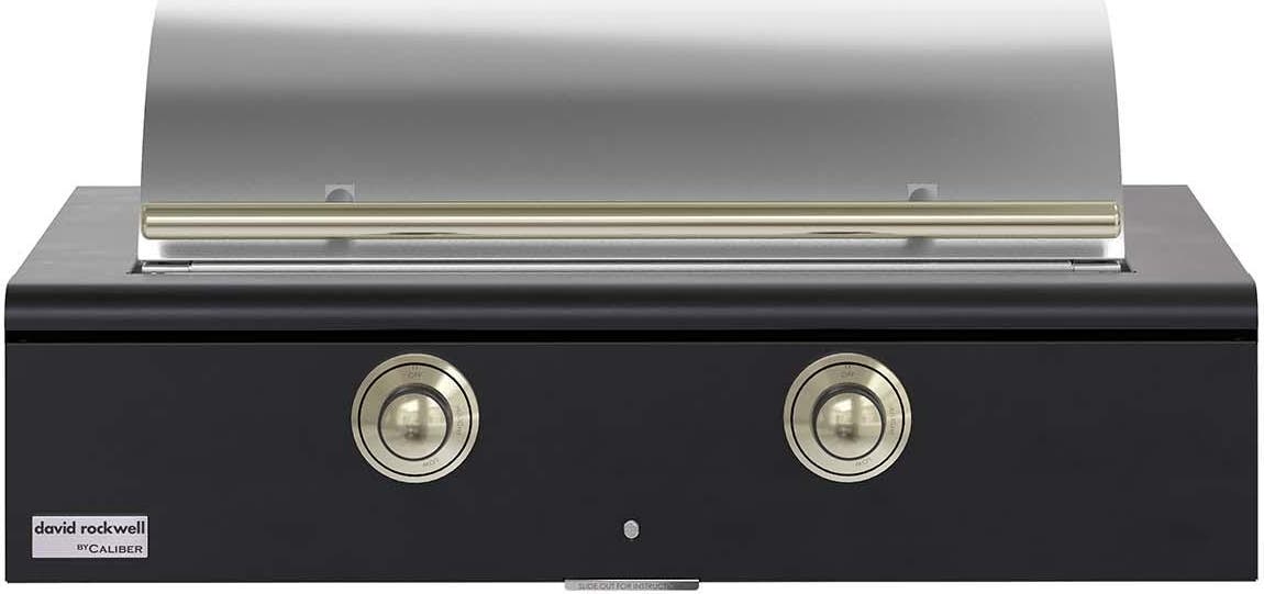 Caliber CRG42BN00A027H01 Matte Black With Brass Hardware, Natural Gas