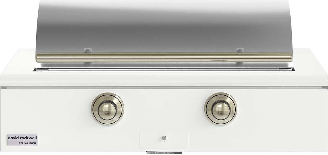 Caliber CRG42BN00A030H01 Matte White With Brass Hardware, Natural Gas
