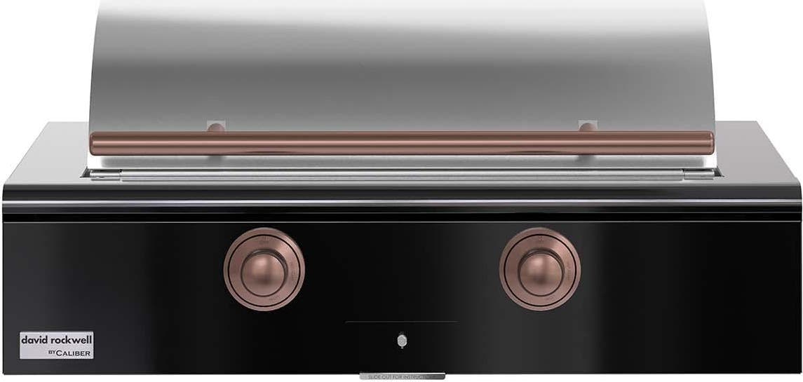 Caliber CRG42BN00A044H03 Gloss Black With Copper Hardware, Natural Gas