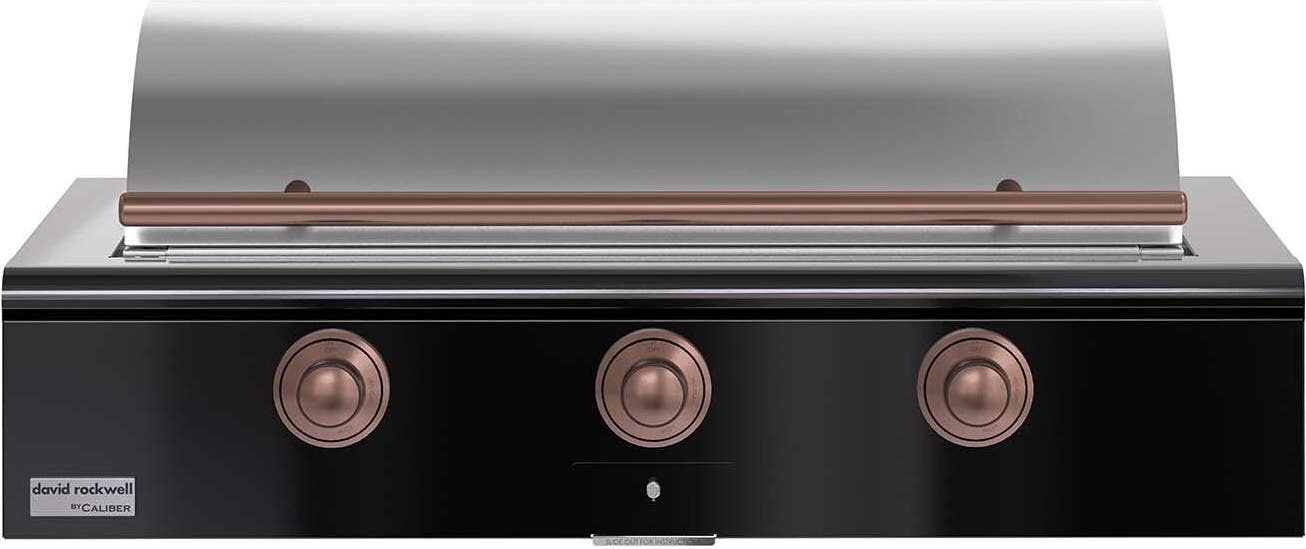 Caliber CRG48BL00A044H03 Gloss Black With Copper Hardware, Liquid Propane