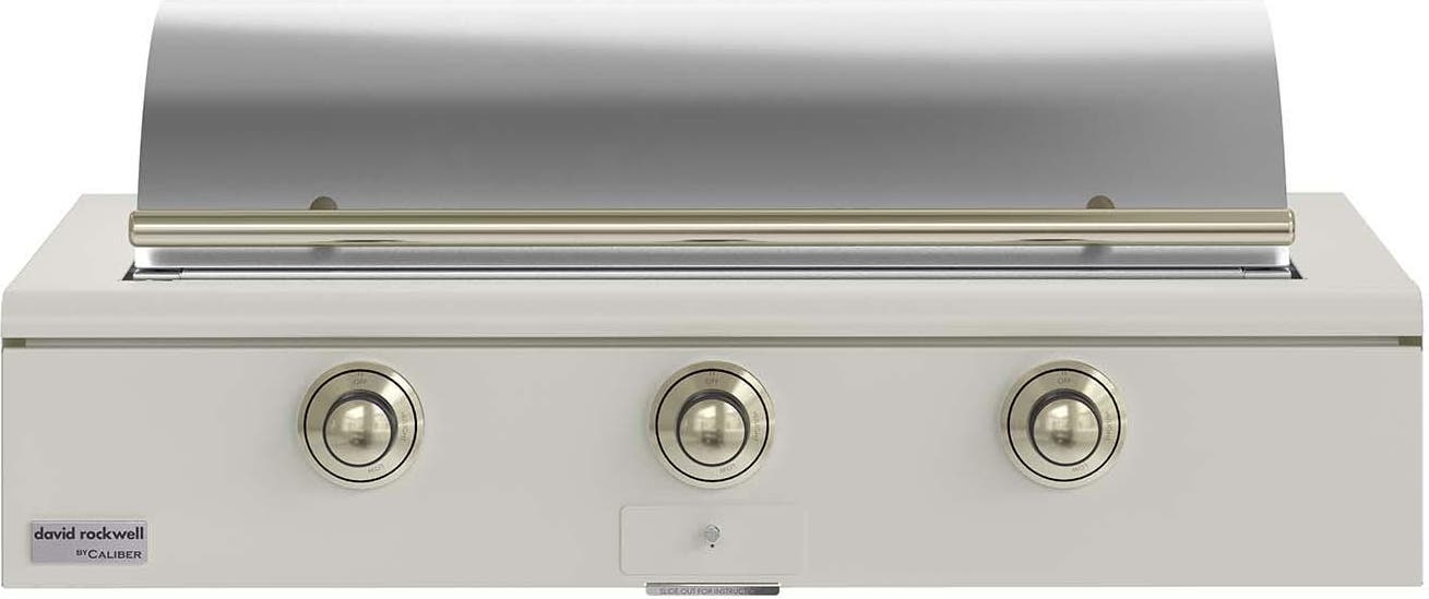 Caliber CRG48BL00A050H01 Antique White With Brass Hardware, Liquid Propane