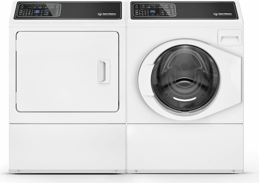 Speed Queen FF7012WN White, Right Hinge