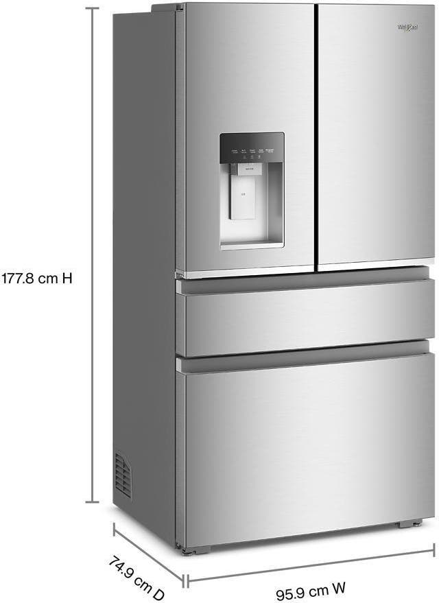 Whirlpool WRMC7036RZ Fingerprint-Resistant Stainless Steel