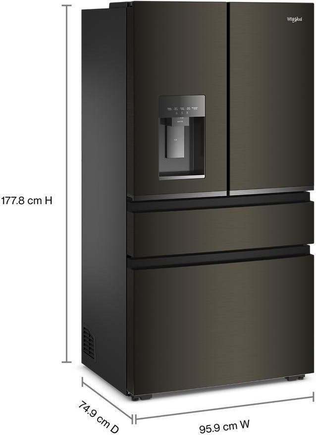 Whirlpool WRMC7036RV Fingerprint-Resistant Black Stainless Steel
