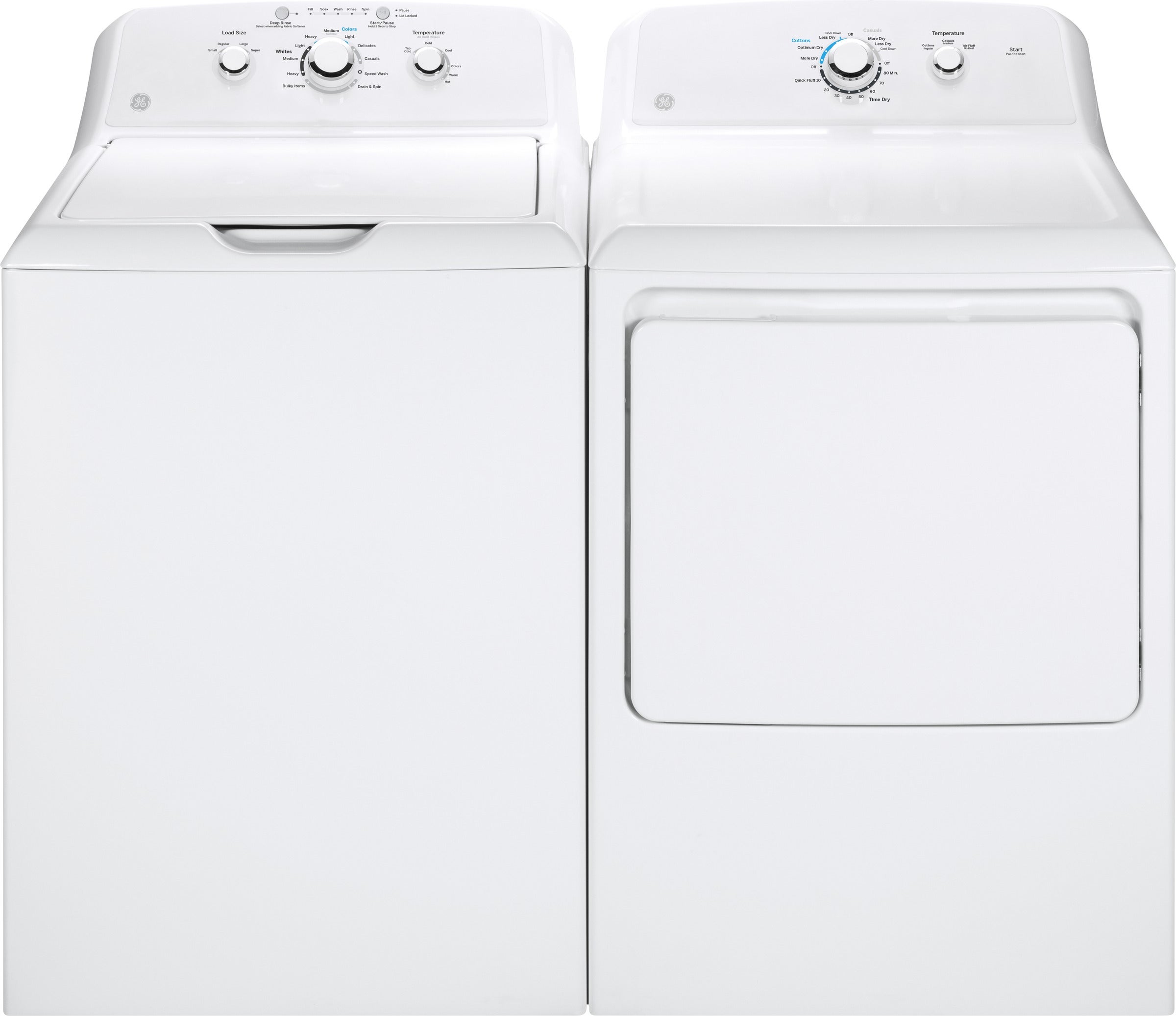 GE GTX33EASKWW 27 Inch Electric Dryer White | Plesser's Appliances
