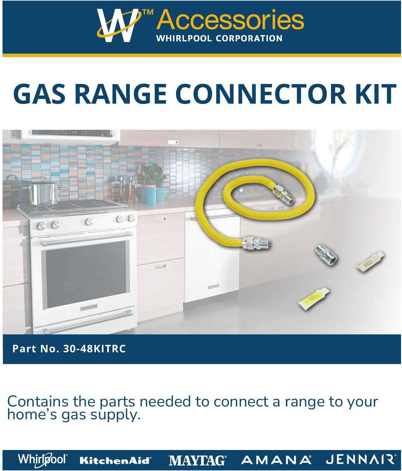 Whirlpool 3048KITRC Gas Range Connector Kit