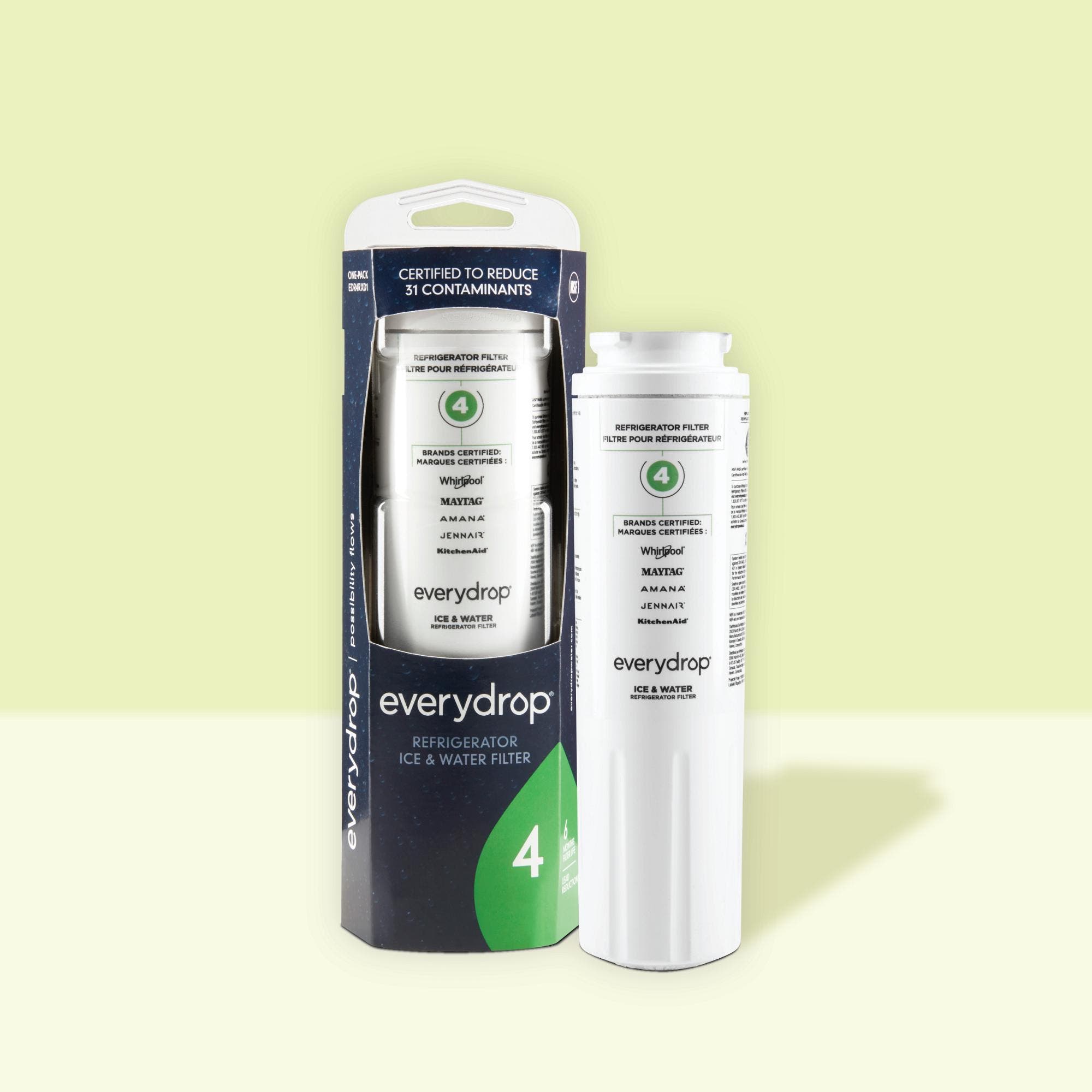 Whirlpool EDR4RXD1 EveryDrop Ice and Water Refrigerator Filter