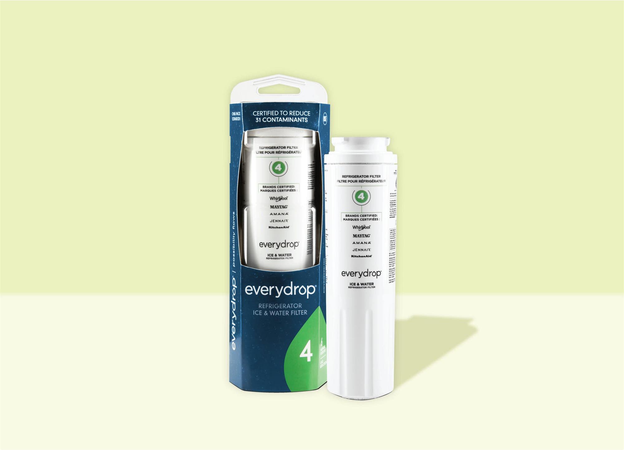 Whirlpool EDR4RXD1 EveryDrop Ice and Water Refrigerator Filter