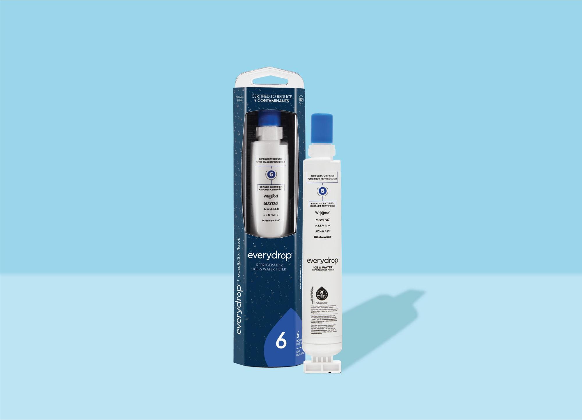 Whirlpool EDR6D1 Replacement Refrigerator Water Filter