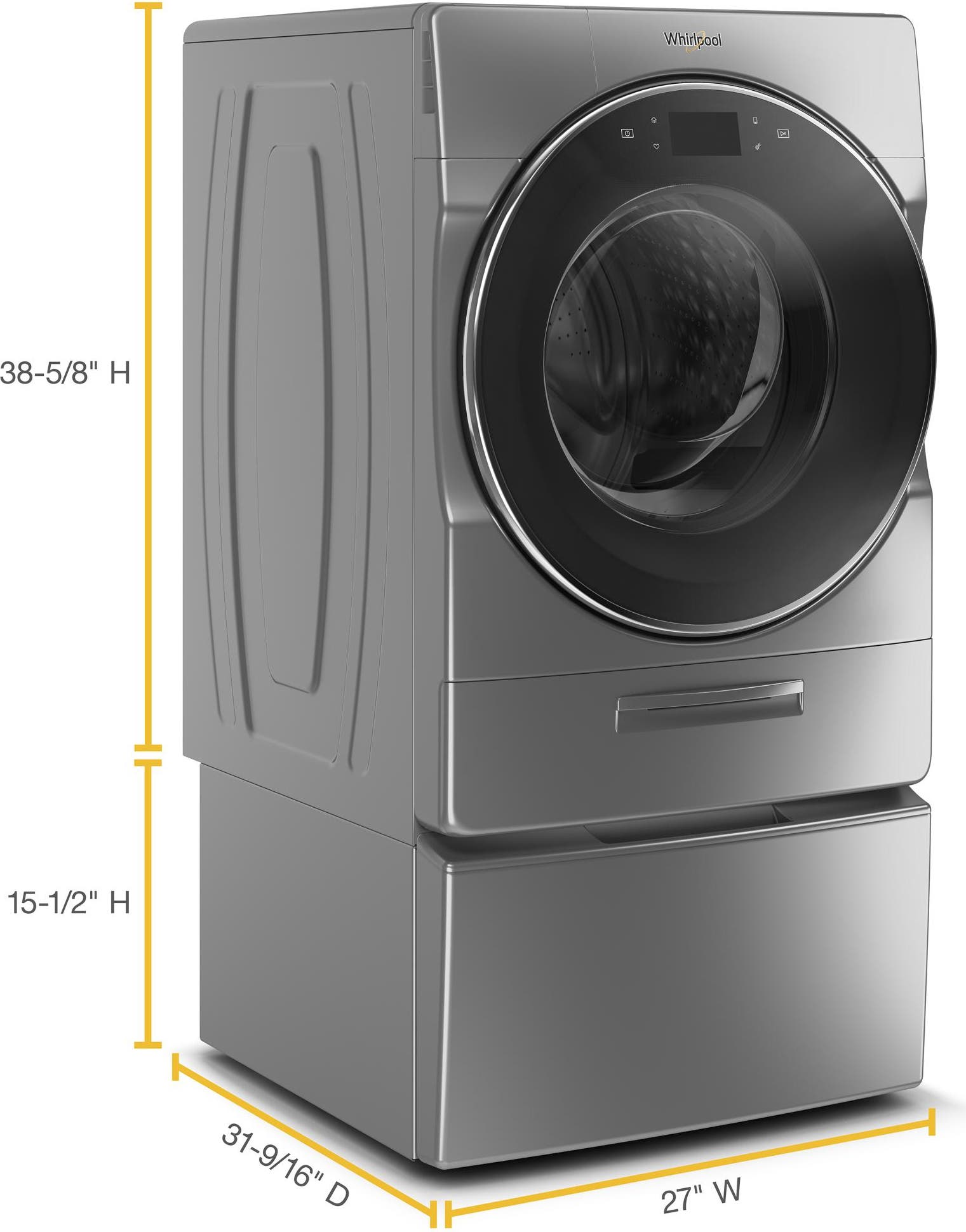 Whirlpool WFP2715HC Chrome Shadow