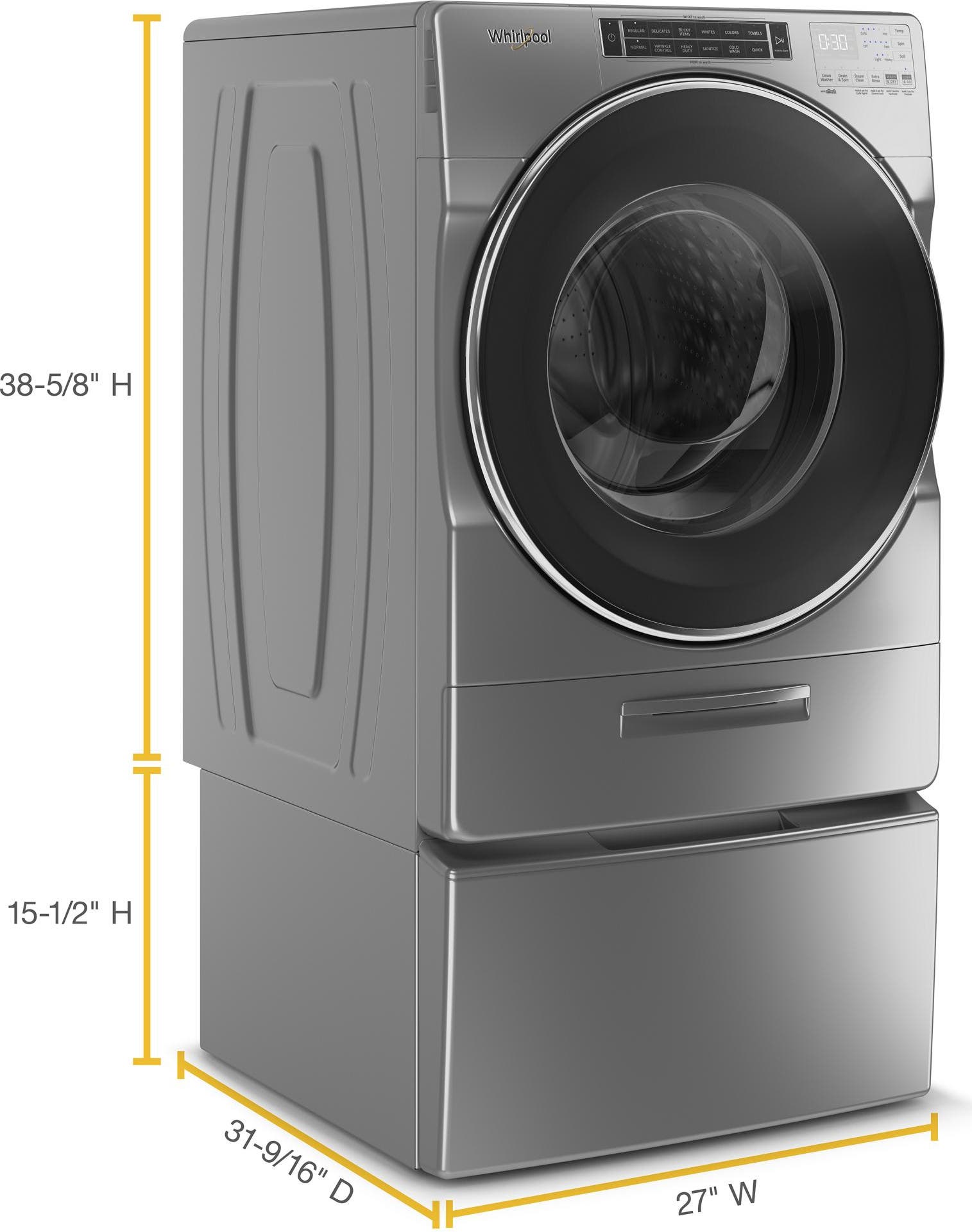 Whirlpool WFP2715HC Chrome Shadow