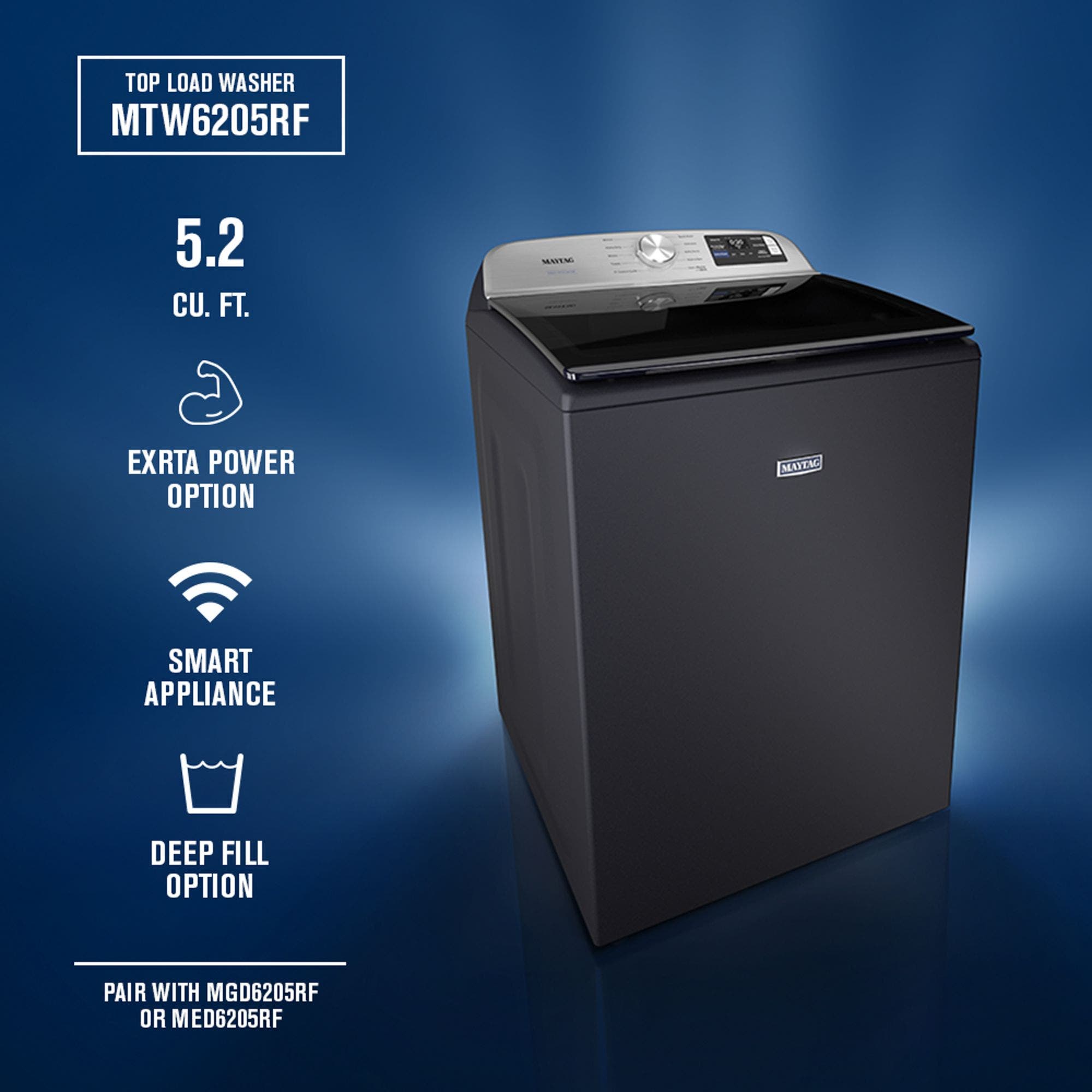 Maytag MTW6205RF Midnight Steel