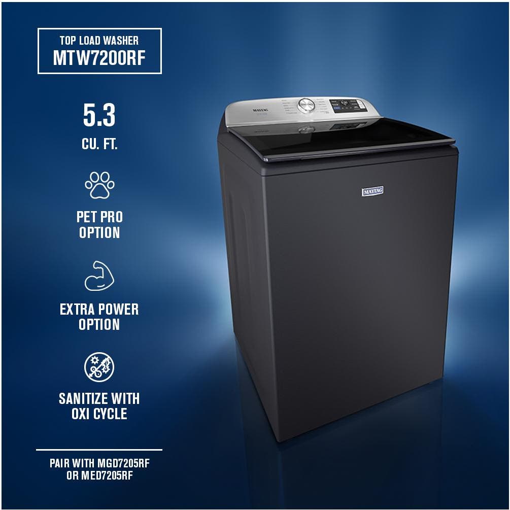 Maytag MTW7200RF Midnight Steel