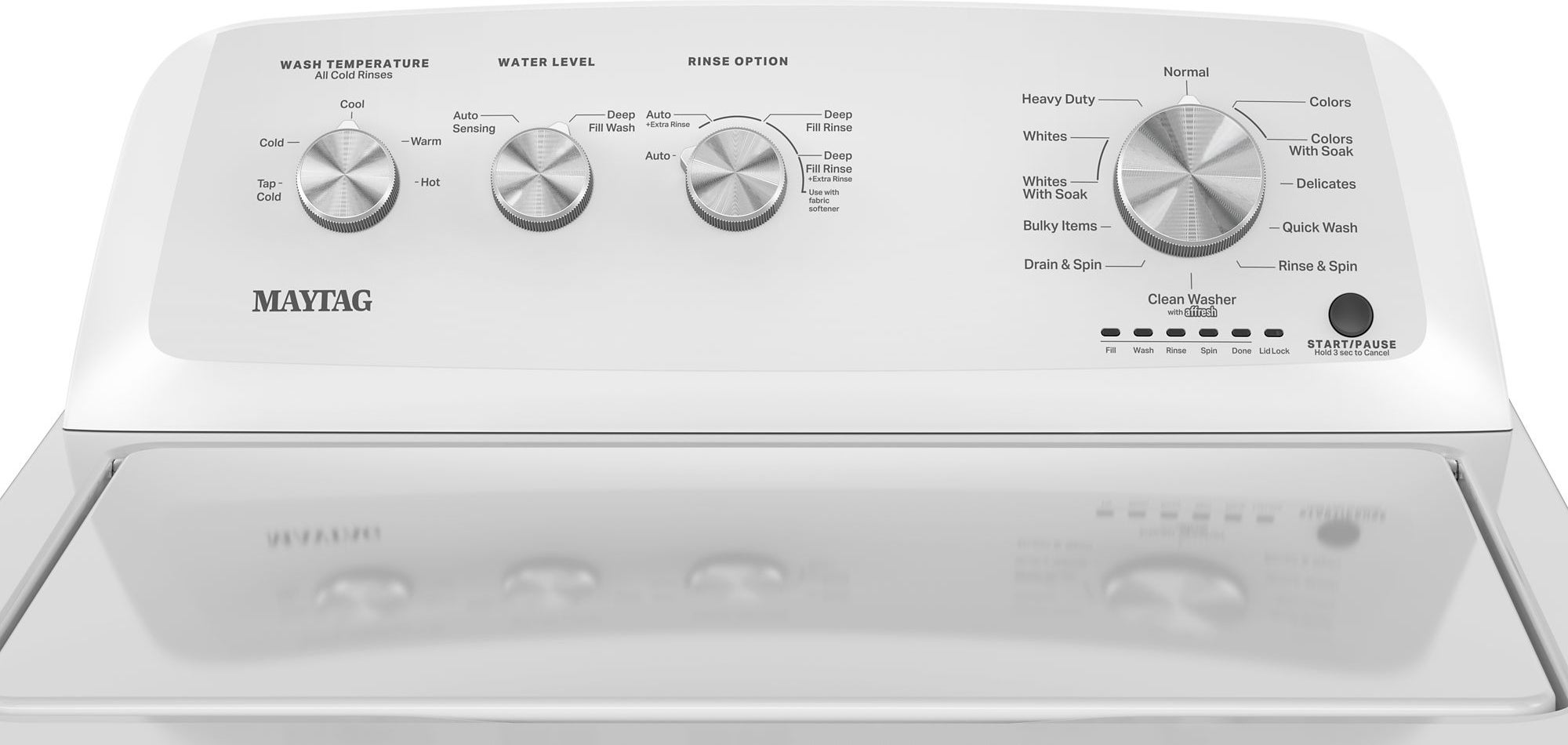 Maytag MVW4005SW Top Load Washer White | Plesser's Appliances