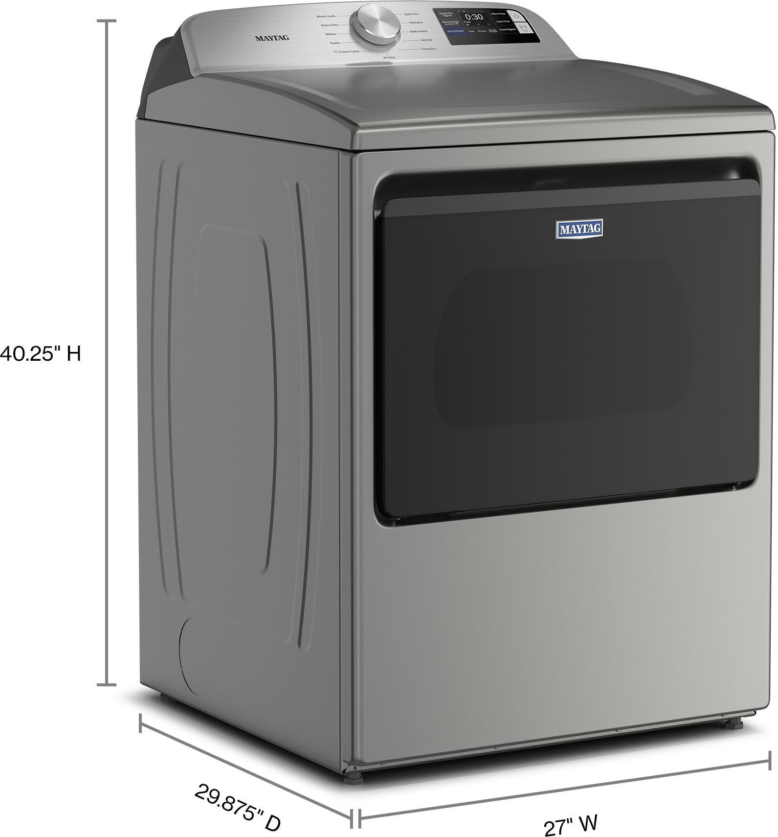 Maytag MED6205RR Classic Silver