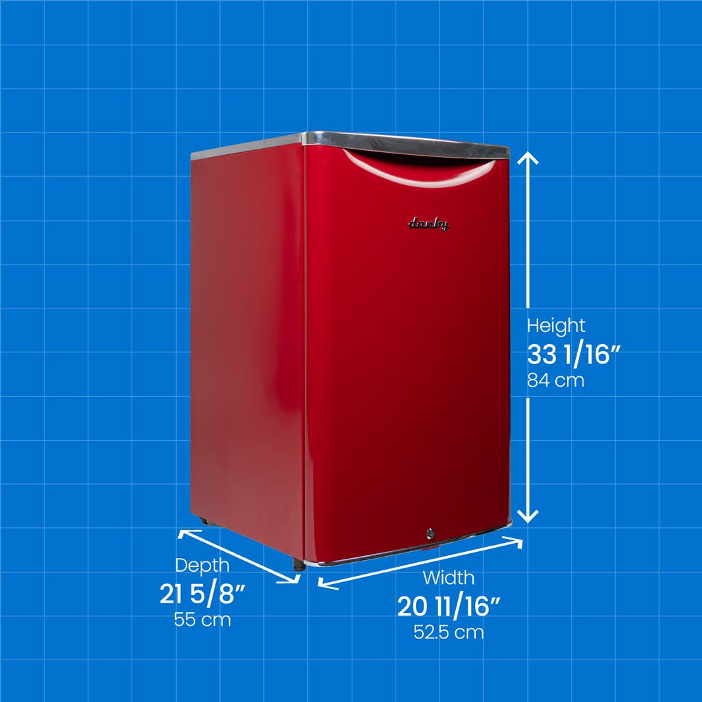 Danby DAR044A6LDB Scarlett Red Metallic