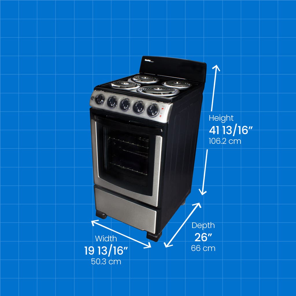 Danby DER202BSS Black Stainless Steel