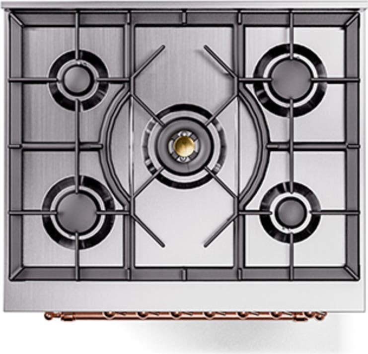 Ilve UN30QNMPRAPLP Ral Custom Color With Copper Knobs, Liquid Propane