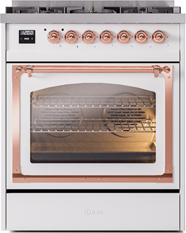 Ilve UN30NMPRAP Ral Custom Color With Copper Knobs, Natural Gas