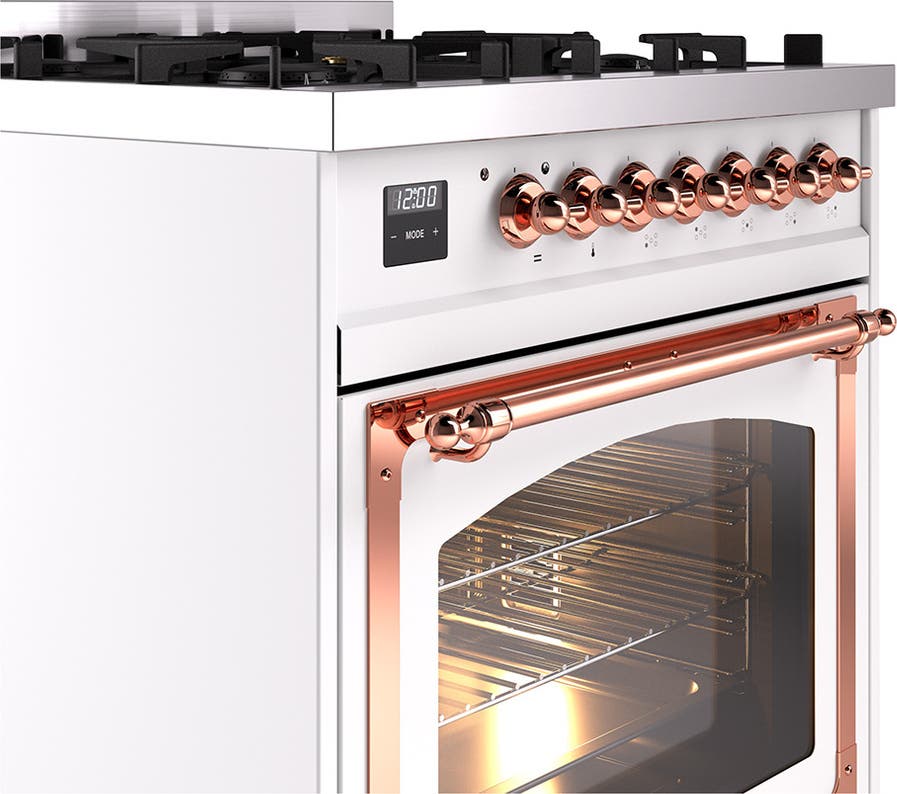 Ilve UN30NMPRAP Ral Custom Color With Copper Knobs, Natural Gas