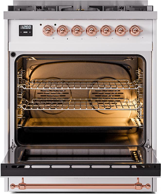 Ilve UN30NMPRAG Ral Custom Color With Brass Knobs, Natural Gas
