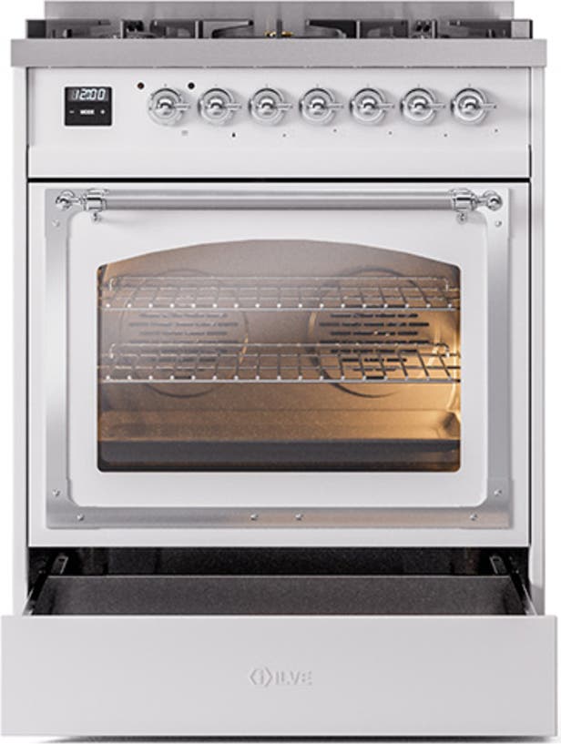 Ilve UN30NMPRAC Ral Custom Color With Chrome Knobs, Natural Gas