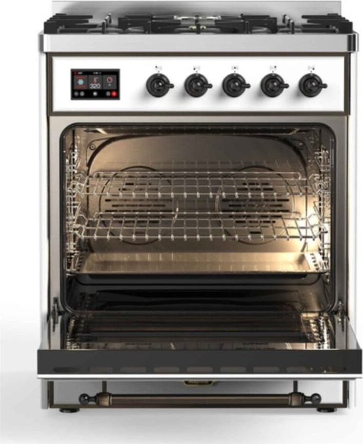 Ilve UM30DQNE3RABLP Ral Custom Color With Bronze Knobs, Liquid Propane
