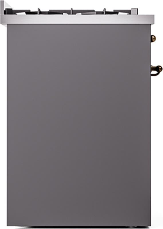 Ilve UP30NMPMGBLP Graphite Matte With Bronze Trim, Lp