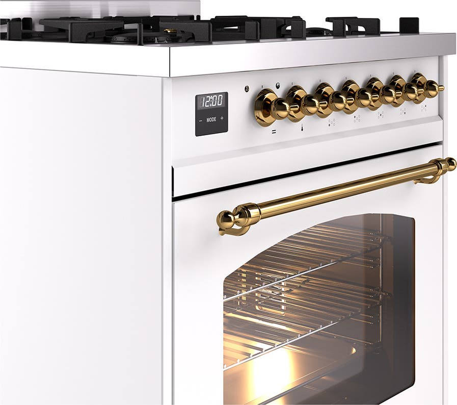 Ilve UP30NMPWHG White Brass