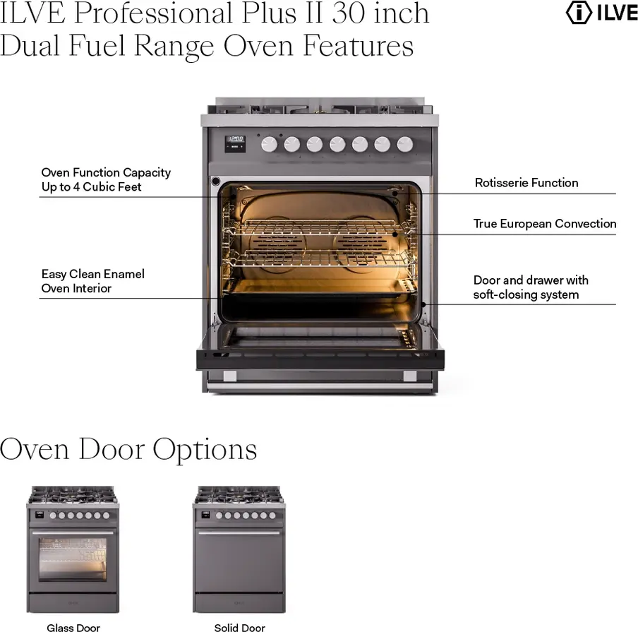 Ilve UP30WMPSS Stainless Steel