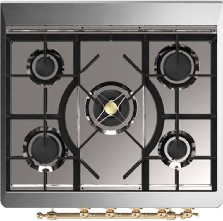 Ilve UM30DQNE3SSGLP Liquid Propane In Stainless Steel W/ Brass Trim