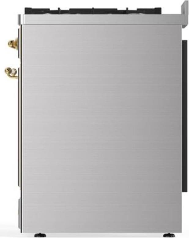 Ilve UM30DQNE3SSG Natural Gas In Stainless Steel W/ Brass Trim