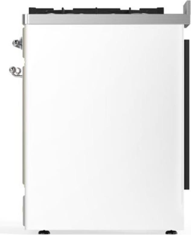 Ilve UM30DQNE3WHCLP Liquid Propane In White W/ Chrome Trim