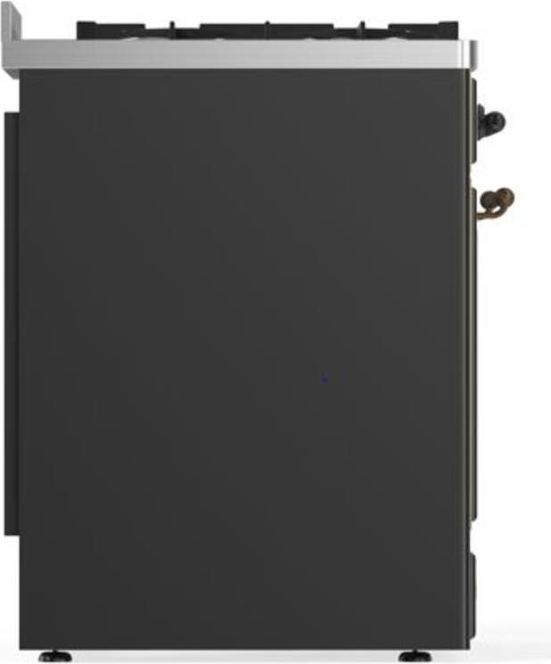 Ilve UM30DQNE3MGBLP Liquid Propane In Matte Graphite W/ Bronze Trim