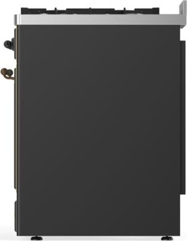 Ilve UM30DQNE3MGB Natural Gas In Matte Graphite W/ Bronze Trim