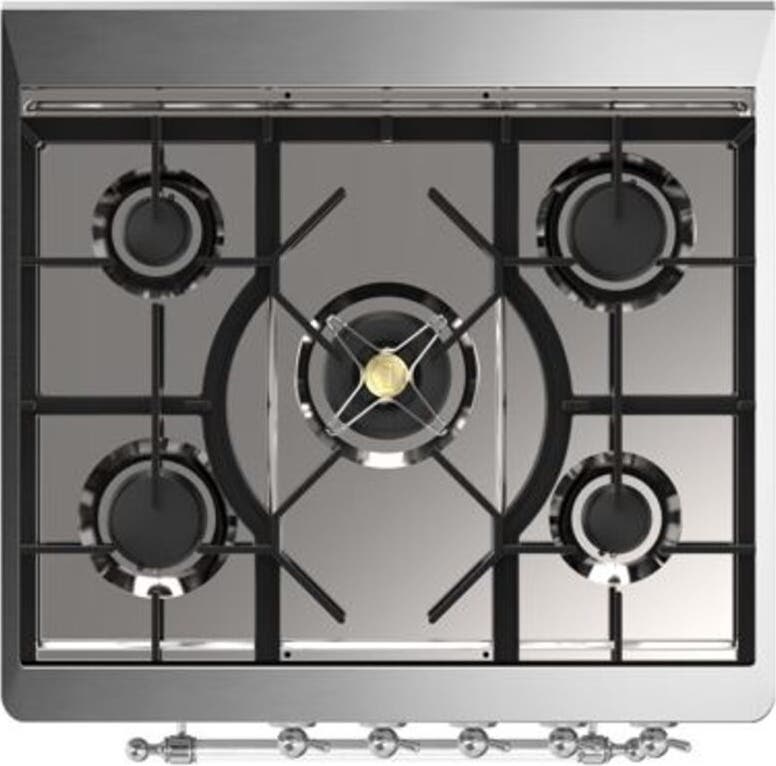 Ilve UM30DQNE3MGC Natural Gas In Matte Graphite W/ Chrome Trim