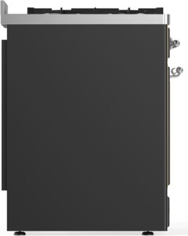 Ilve UM30DQNE3MGC Natural Gas In Matte Graphite W/ Chrome Trim